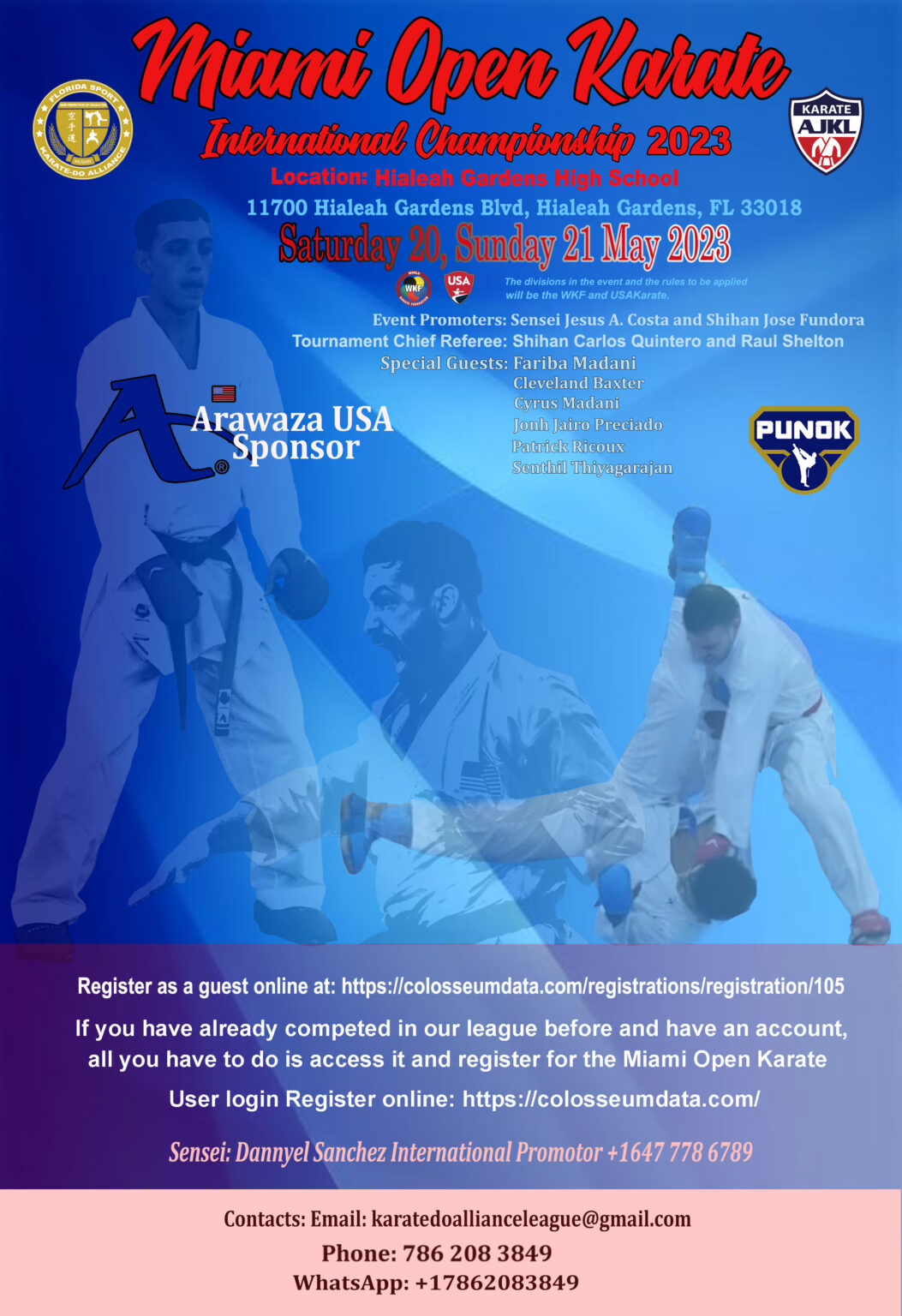 Miami Open Karate International Championship May 2021, 2023